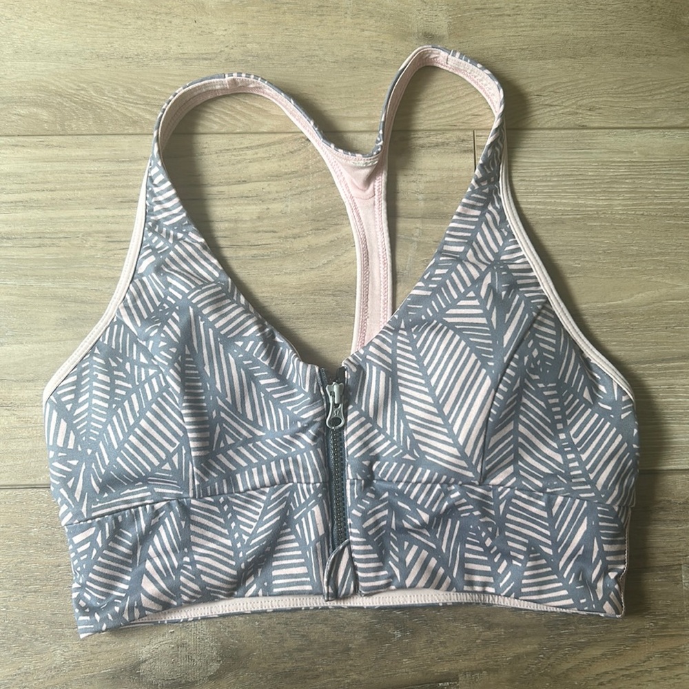 LULULEMON ENERGY SPORTS BRA WITH FRONT ZIP